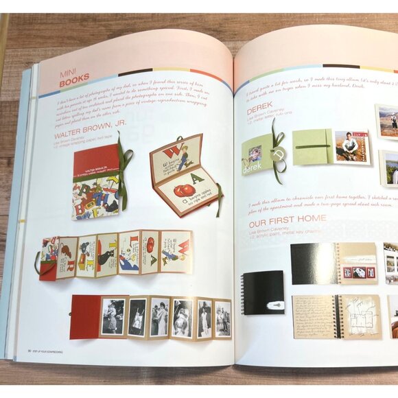 Step Up Your Scrapbooking Book By Lisa Brown Caveney Creating Keepsakes Pages Wi - Picture 4 of 5